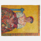 Vincent Van Gogh - de Italiaanse vrouw Fleece Deken (Voorkant (Horizontaal))
