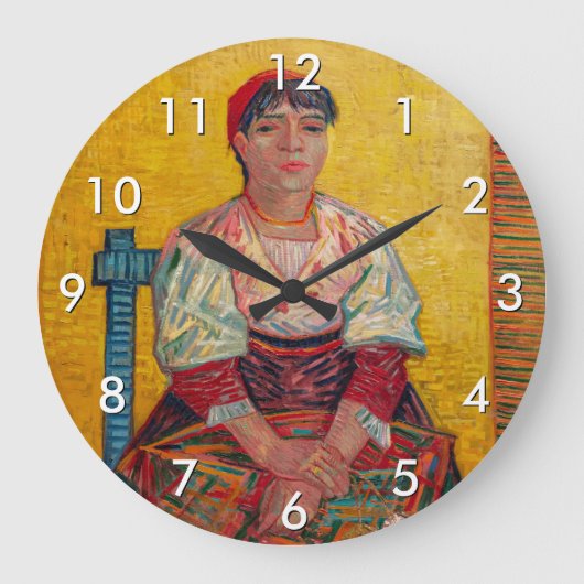 Vincent Van Gogh - de Italiaanse vrouw Grote Klok (Voorkant)