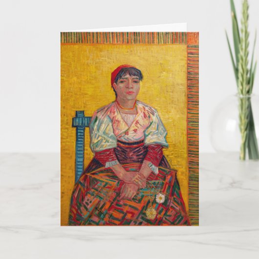Vincent Van Gogh - de Italiaanse vrouw Kaart (Voorkant)