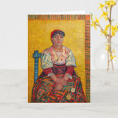 Vincent Van Gogh - de Italiaanse vrouw Kaart (Gele Bloem)