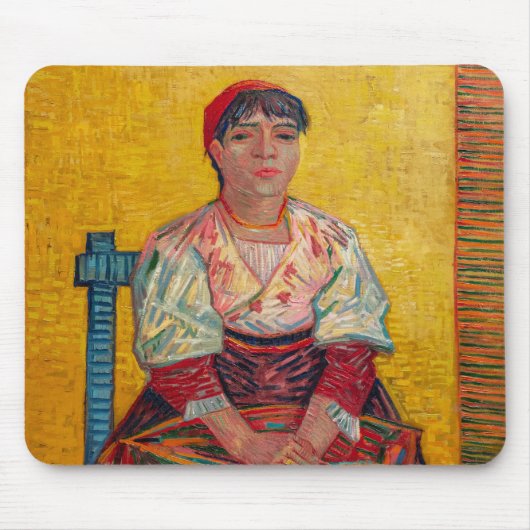 Vincent Van Gogh - de Italiaanse vrouw Muismat (Voorkant)