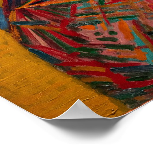 Vincent Van Gogh - de Italiaanse vrouw Poster (Hoek)