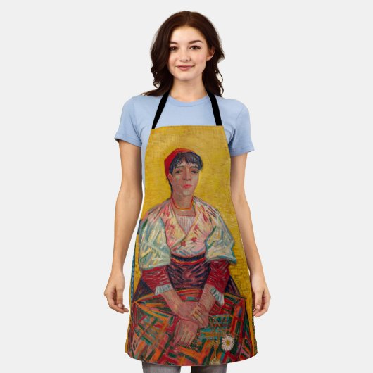 Vincent Van Gogh - de Italiaanse vrouw Schort (Gedragen)