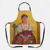 Vincent Van Gogh - de Italiaanse vrouw Schort (Voorkant)