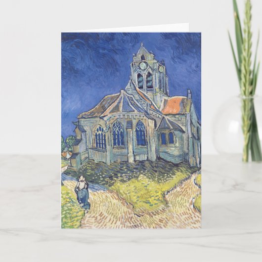 Vincent van Gogh| De kerk Auvers-sur-Oise Kaart (Voorkant)