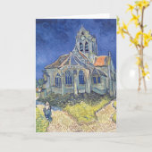 Vincent van Gogh| De kerk Auvers-sur-Oise Kaart (Gele Bloem)