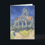 Vincent van Gogh| De kerk Auvers-sur-Oise Kaart<br><div class="desc">De kerk van Auvers-sur-Oise,  1890| door Vincent van Gogh| Art Location: Musee d'Orsay,  Parijs,  Frankrijk| Nederlandse kunstenaar| Collectie Afbeelding nummer: XIR33823</div>