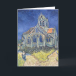 Vincent van Gogh| De kerk Auvers-sur-Oise Kaart<br><div class="desc">De kerk van Auvers-sur-Oise,  1890| door Vincent van Gogh| Art Location: Musee d'Orsay,  Parijs,  Frankrijk| Nederlandse kunstenaar| Collectie Afbeelding nummer: XIR33823</div>