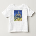 Vincent van Gogh | De kerk Auvers-sur-Oise Kinder Shirts<br><div class="desc">De kerk van Auvers-sur-Oise,  1890 | door Vincent van Gogh | Art Location: Musee d'Orsay,  Parijs,  Frankrijk | Nederlandse kunstenaar | Collectie Afbeelding nummer: XIR33823</div>