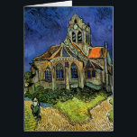 Vincent van Gogh - De kerk in Auvers<br><div class="desc">De kerk in Auvers (1890) door Vincent van Gogh is een schilderij van de Post Impressionisme, een mooi kunstschilderij van de architectonische kerk. Een vrouw die langs een weg naar de dorpskapel loopt met mooie, bevlekte glazen ramen. Een dagelijkse leven architectuur scène. Over de kunstenaar: Vincent Willem van Gogh (1853-1890)...</div>