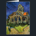 Vincent van Gogh - De kerk in Auvers<br><div class="desc">De kerk in Auvers (1890) door Vincent van Gogh is een schilderij van de Post Impressionisme, een mooi kunstschilderij van de architectonische kerk. Een vrouw die langs een weg naar de dorpskapel loopt met mooie, bevlekte glazen ramen. Een dagelijkse leven architectuur scène. Over de kunstenaar: Vincent Willem van Gogh (1853-1890)...</div>
