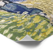 VINCENT VAN GOGH - De kerk in Auvers 1890 Poster (Hoek)