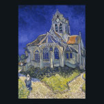 VINCENT VAN GOGH - De kerk in Auvers 1890 Poster<br><div class="desc">VINCENT VAN GOGH - De kerk in Auvers 1890 Olie op doek; reproductie</div>