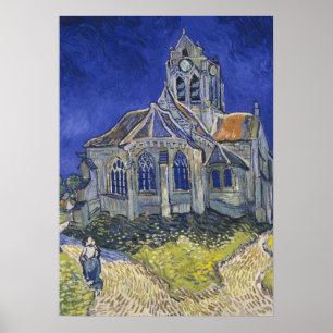 VINCENT VAN GOGH - De kerk in Auvers 1890 Poster