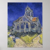 Vincent van Gogh De kerk in Auvers Art Painting Poster (Voorkant)