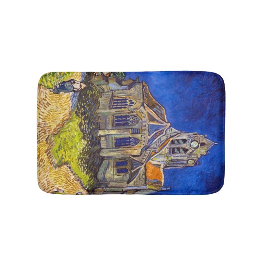 Vincent van Gogh - De kerk in Auvers Badmat (Voorkant)