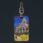 Vincent van Gogh - De kerk in Auvers Bagagelabel<br><div class="desc">De kerk van Auvers / l'Eglise à Auvers-sur-oise van Vincent Van Gogh in 1890</div>