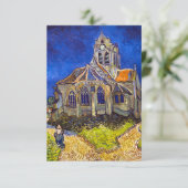 Vincent van Gogh - De kerk in Auvers Bedankkaart (Staand voorkant)