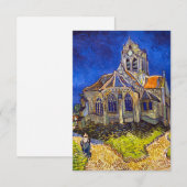 Vincent van Gogh - De kerk in Auvers Bedankkaart (Voorkant / Achterkant)