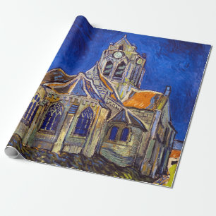 Vincent van Gogh - De kerk in Auvers Cadeaupapier