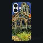 Vincent van Gogh - De kerk in Auvers iPhone 16 Hoesje<br><div class="desc">De kerk in Auvers (1890) door Vincent van Gogh is een schilderij van de Post Impressionisme, een mooi kunstschilderij van de architectonische kerk. Een vrouw die langs een weg naar de dorpskapel loopt met mooie, bevlekte glazen ramen. Een dagelijkse leven architectuur scène. Over de kunstenaar: Vincent Willem van Gogh (1853-1890)...</div>