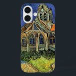 Vincent van Gogh - De kerk in Auvers iPhone 16 Hoesje<br><div class="desc">De kerk in Auvers (1890) door Vincent van Gogh is een schilderij van de Post Impressionisme, een mooi kunstschilderij van de architectonische kerk. Een vrouw die langs een weg naar de dorpskapel loopt met mooie, bevlekte glazen ramen. Een dagelijkse leven architectuur scène. Over de kunstenaar: Vincent Willem van Gogh (1853-1890)...</div>