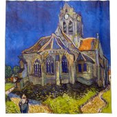 Vincent van Gogh - De kerk in Auvers Douchegordijn (Voorkant)