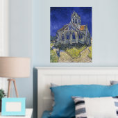 Vincent van Gogh, De kerk in Auvers Folie Afdrukken (Insitu (Slaapkamer))