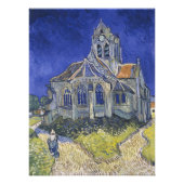 Vincent van Gogh, De kerk in Auvers Foto Afdruk (Voorkant)