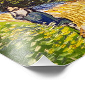 Vincent van Gogh - De kerk in Auvers Foto Afdruk (Hoek)