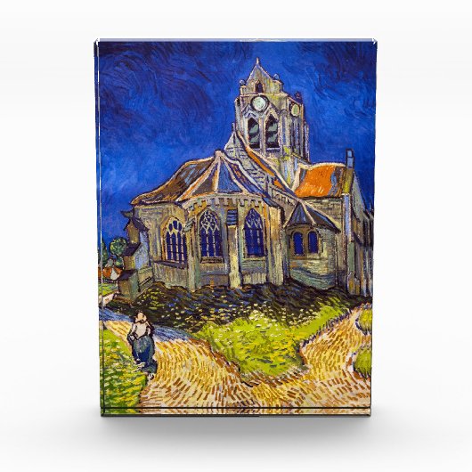 Vincent van Gogh - De kerk in Auvers Fotoblokken (Voorkant)