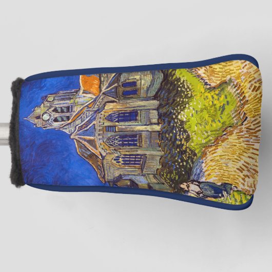 Vincent van Gogh - De kerk in Auvers Golfheadcover (Voorkant)