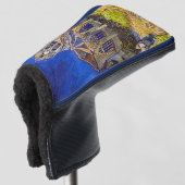 Vincent van Gogh - De kerk in Auvers Golfheadcover (3/4 voorkant)