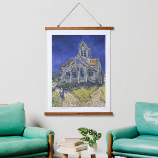 Vincent van Gogh, De kerk in Auvers Hangend Wandkleed
