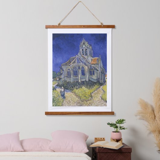 Vincent van Gogh, De kerk in Auvers Hangend Wandkleed (Slaapkamer)