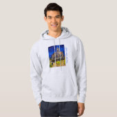 Vincent van Gogh - De kerk in Auvers Hoodie (Voorkant volledig)