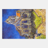 Vincent van Gogh - De kerk in Auvers Inpakpapier Vel (Voorkant)