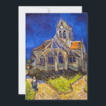 Vincent van Gogh - De kerk in Auvers Kaart<br><div class="desc">De kerk van Auvers / l'Eglise à Auvers-sur-oise van Vincent Van Gogh in 1890</div>
