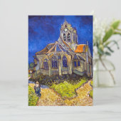 Vincent van Gogh - De kerk in Auvers Kaart (Staand voorkant)
