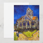 Vincent van Gogh - De kerk in Auvers Kaart (Voorkant / Achterkant)