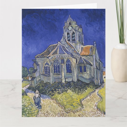 Vincent van Gogh, De kerk in Auvers Kaart (Voorkant)