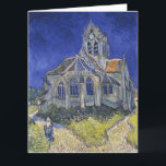 Vincent van Gogh, De kerk in Auvers Kaart<br><div class="desc">Vincent van Gogh - De kerk in Auvers,  1890.</div>