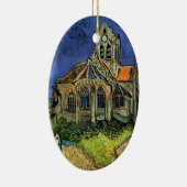 Vincent van Gogh - De kerk in Auvers Keramisch Ornament (Rechts)