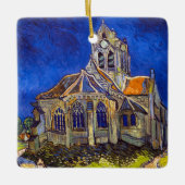 Vincent van Gogh - De kerk in Auvers Keramisch Ornament (Voorkant)