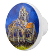 Vincent van Gogh - De kerk in Auvers Keramische Knop (Rechts)
