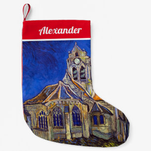 Vincent van Gogh - De kerk in Auvers Kleine Kerstsok