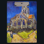 Vincent van Gogh - De kerk in Auvers Klembord<br><div class="desc">De kerk van Auvers / l'Eglise à Auvers-sur-oise van Vincent Van Gogh in 1890</div>