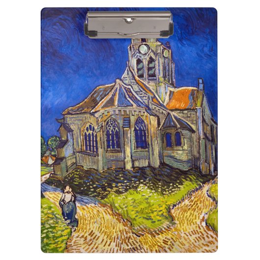 Vincent van Gogh - De kerk in Auvers Klembord (Voorkant)