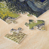 Vincent Van Gogh - De kerk in Auvers Legpuzzel (Zijkant)