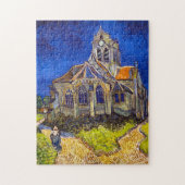 Vincent van Gogh - De kerk in Auvers Legpuzzel (Verticaal)